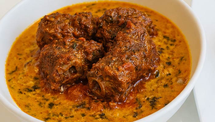 Egusi Stew from Nigerian Breeze restaurant