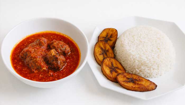 White Rice Combo Goat from Nigerian Breeze